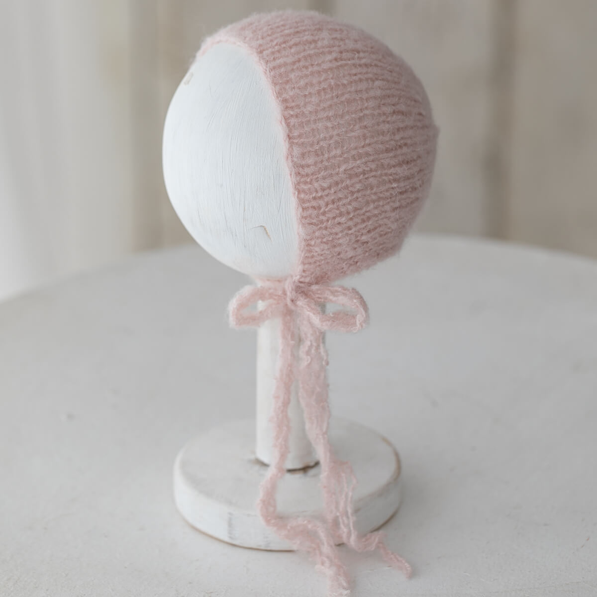 yes1709-1 Touca Lã Mohair Rosa - Imagem 1
