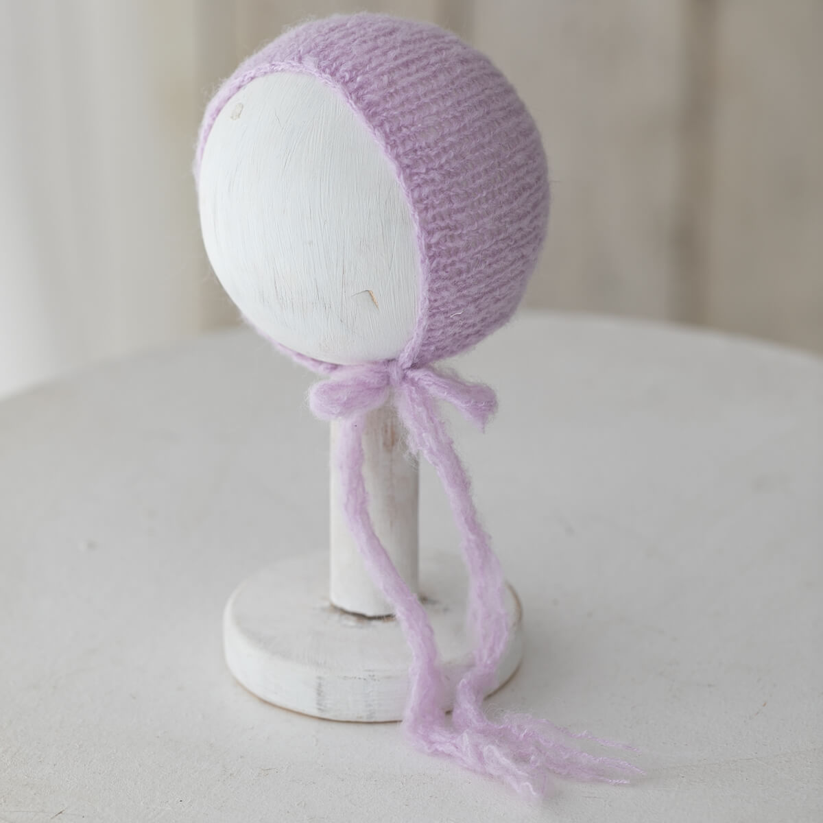 yes1709-4 Touca Lã Mohair Lavanda - Imagem 1